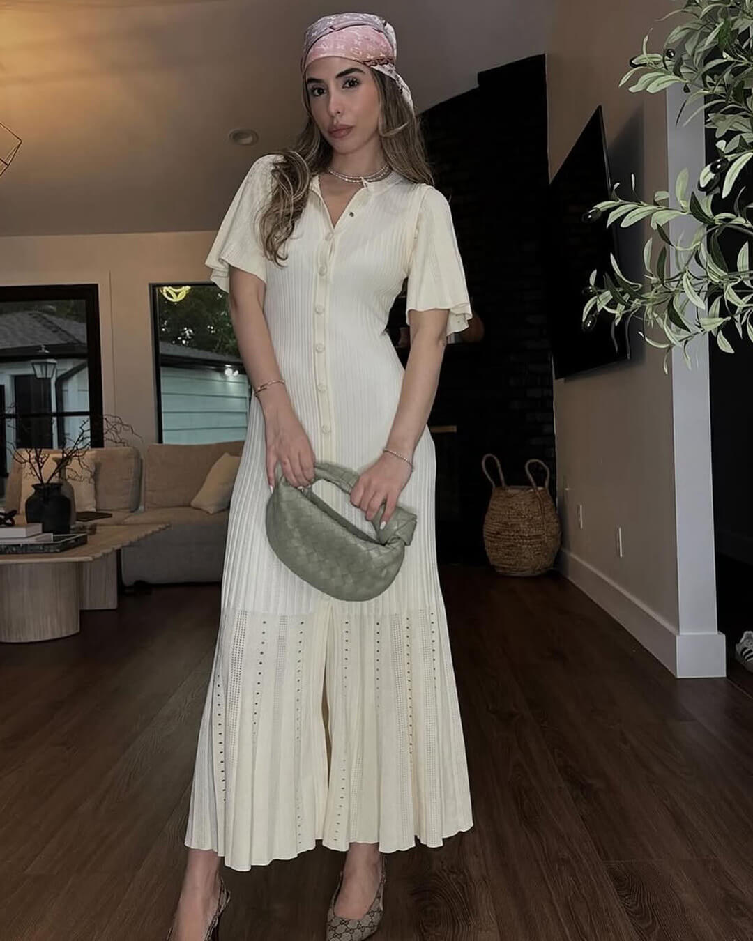 Nancy Bodycon Knitted Maxi Dress - Elegant Occasion Dress for Women
