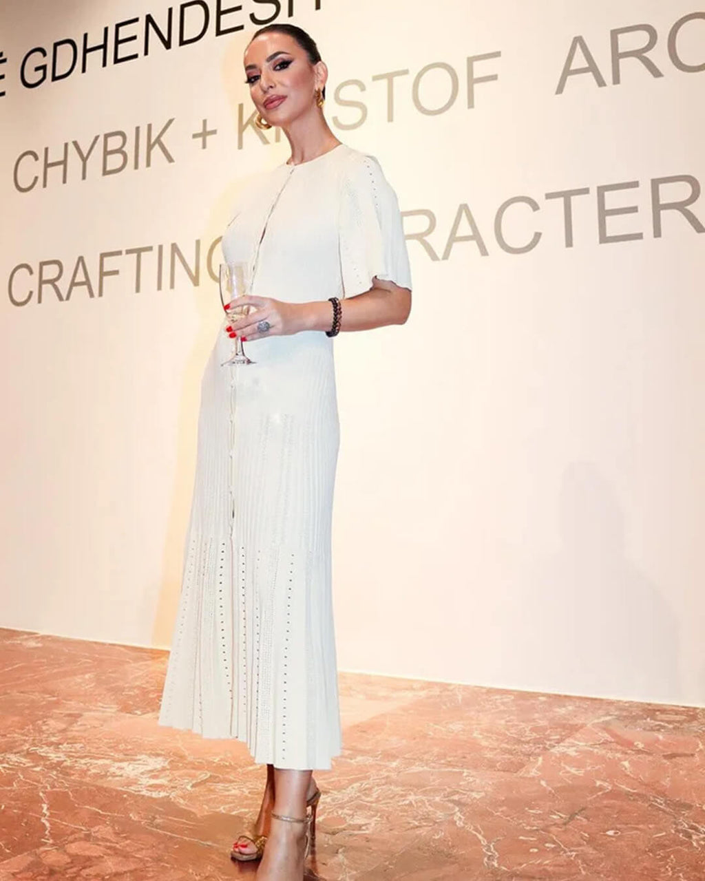 Nancy Bodycon Knitted Maxi Dress - Elegant Occasion Dress for Women - Image 4