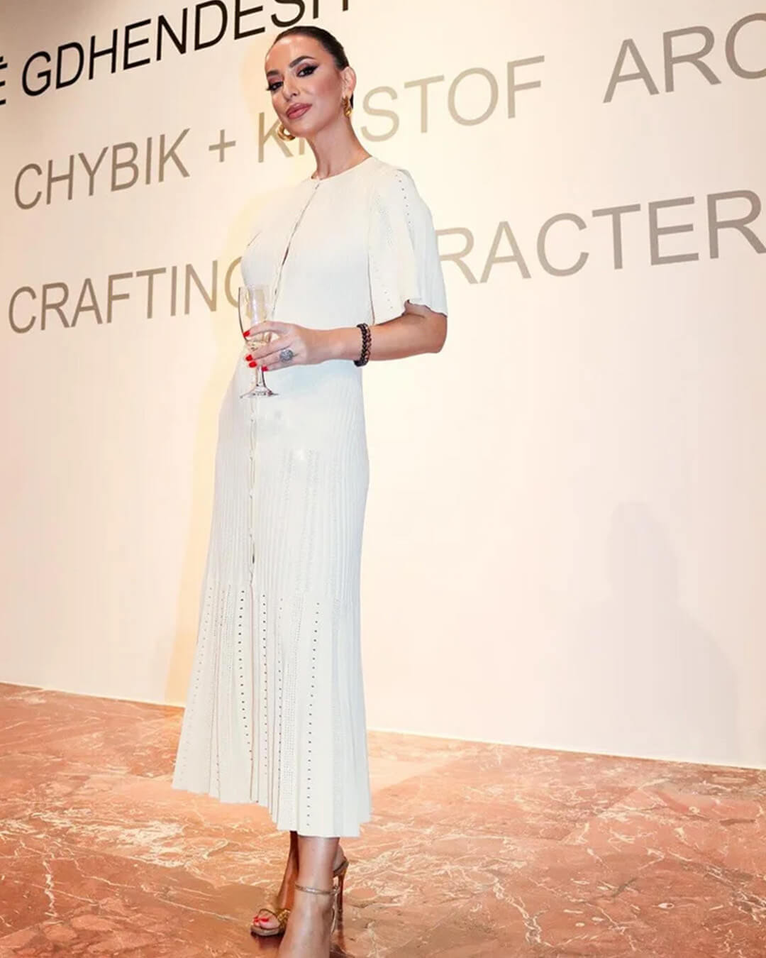 Nancy Bodycon Knitted Maxi Dress - Elegant Occasion Dress for Women - Image 4