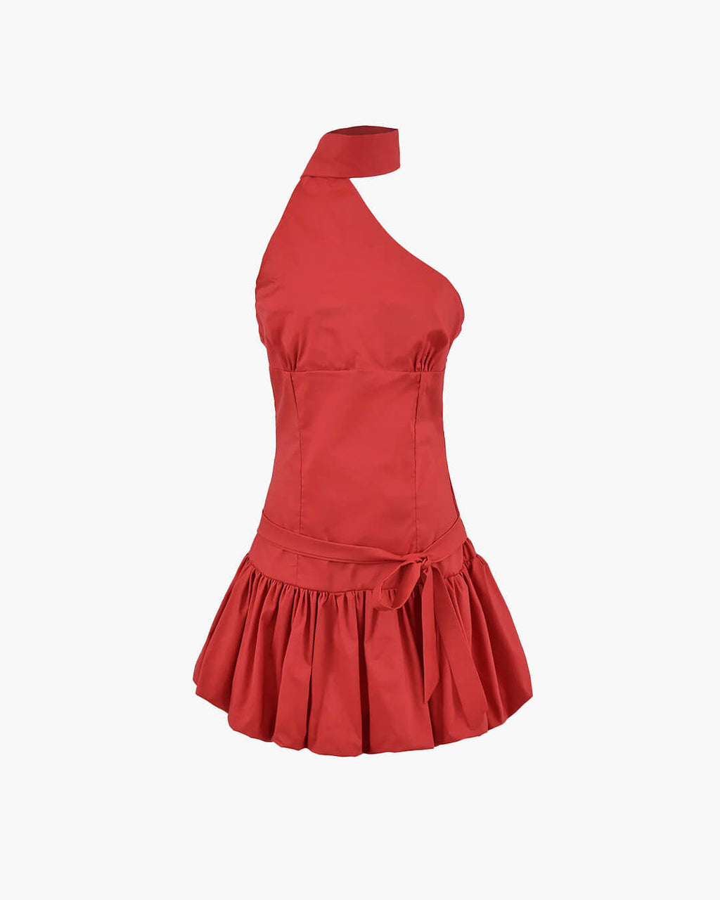 Nina One Shoulder Polka Dot Mini Dress - Elegant Occasion Dress for Women - Image 9