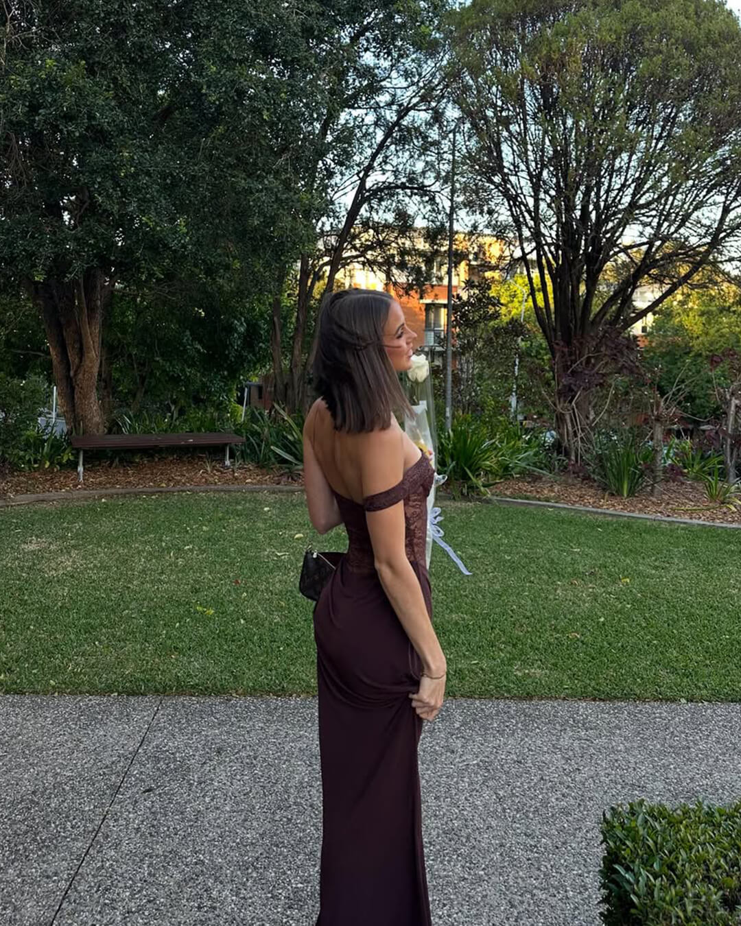 Olga One Shoulder Lace Maxi Dress - Elegant Occasion Dress for Women - Image 10