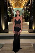 Ravenna Sheer Lace Slip Maxi Dress - Elegant Occasion Dress for Women - Image 2