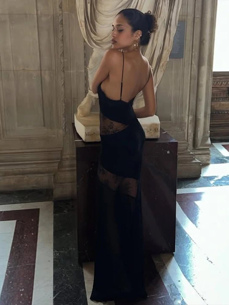 Ravenna Sheer Lace Slip Maxi Dress - Elegant Occasion Dress for Women - Image 6