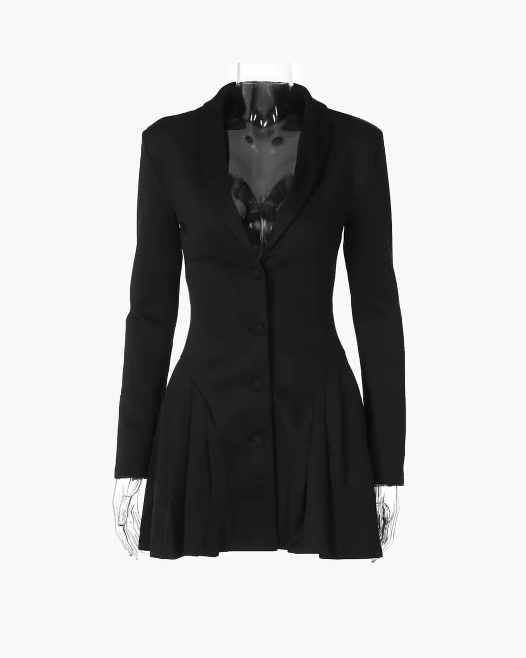 Rebecca Buttoned Blazer Mini Dress - Elegant Occasion Dress for Women - Image 10