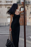 Rica Satin Backless Maxi Dress - Elegant Occasion Dress for Women