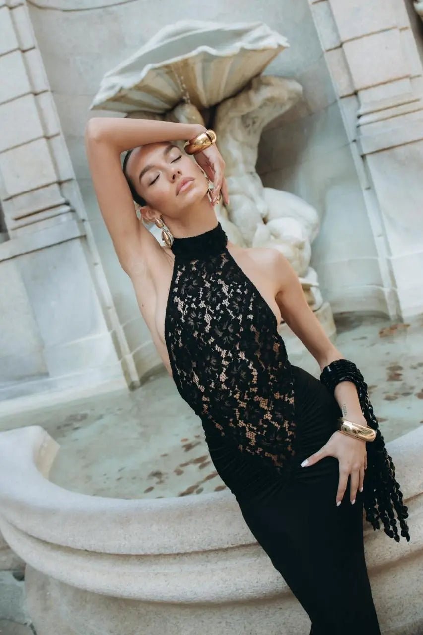 Riona Backless Bodycon Maxi Dress - Elegant Occasion Dress for Women - Image 4