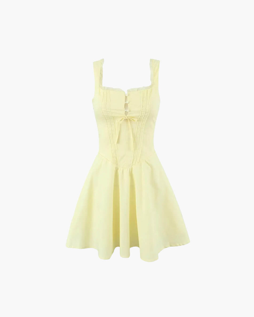 Rosa Lace-Up Back Mini Dress - Elegant Occasion Dress for Women - Image 11