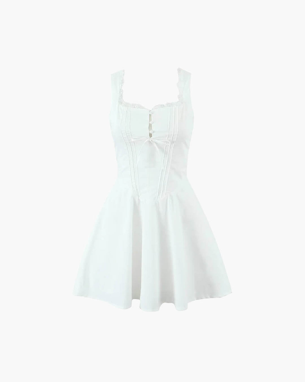 Rosa Lace-Up Back Mini Dress - Elegant Occasion Dress for Women - Image 8