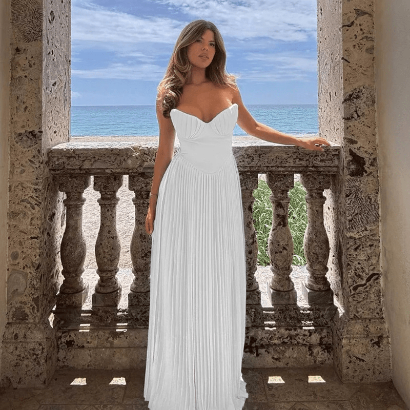 Selena Strapless Maxi Dress - Elegant Occasion Dress for Women - Image 9