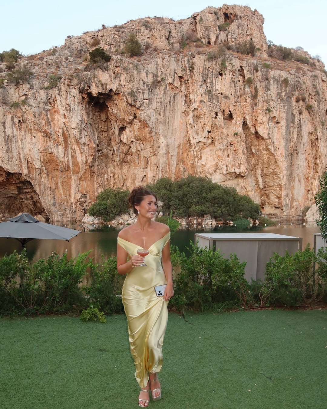 Serene Backless Satin Maxi Dress - Open Back Formal Satin Dress - Image 2