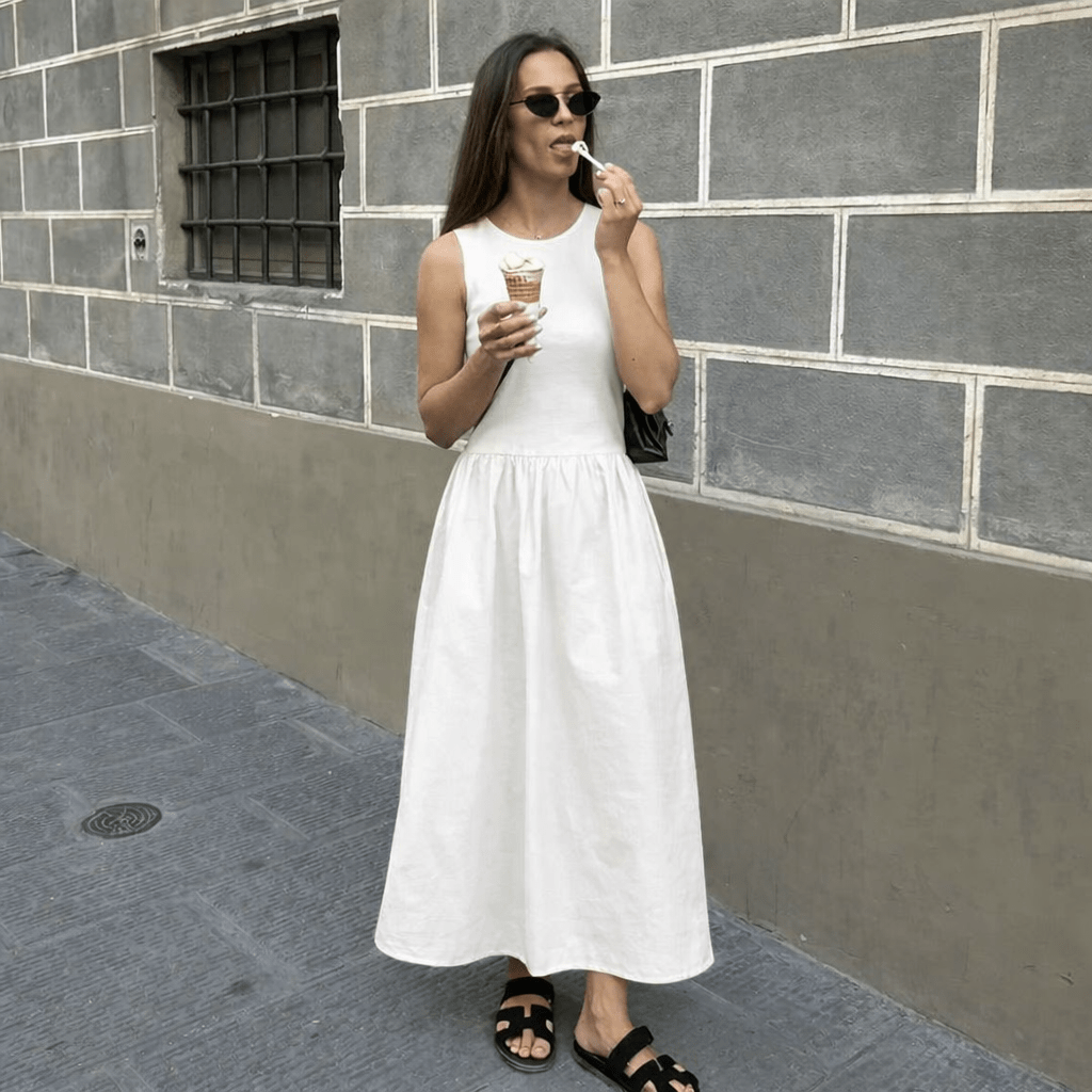 Shirley Sleeveless Summer Dress - Elegant Occasion Dress for Women - Image 2