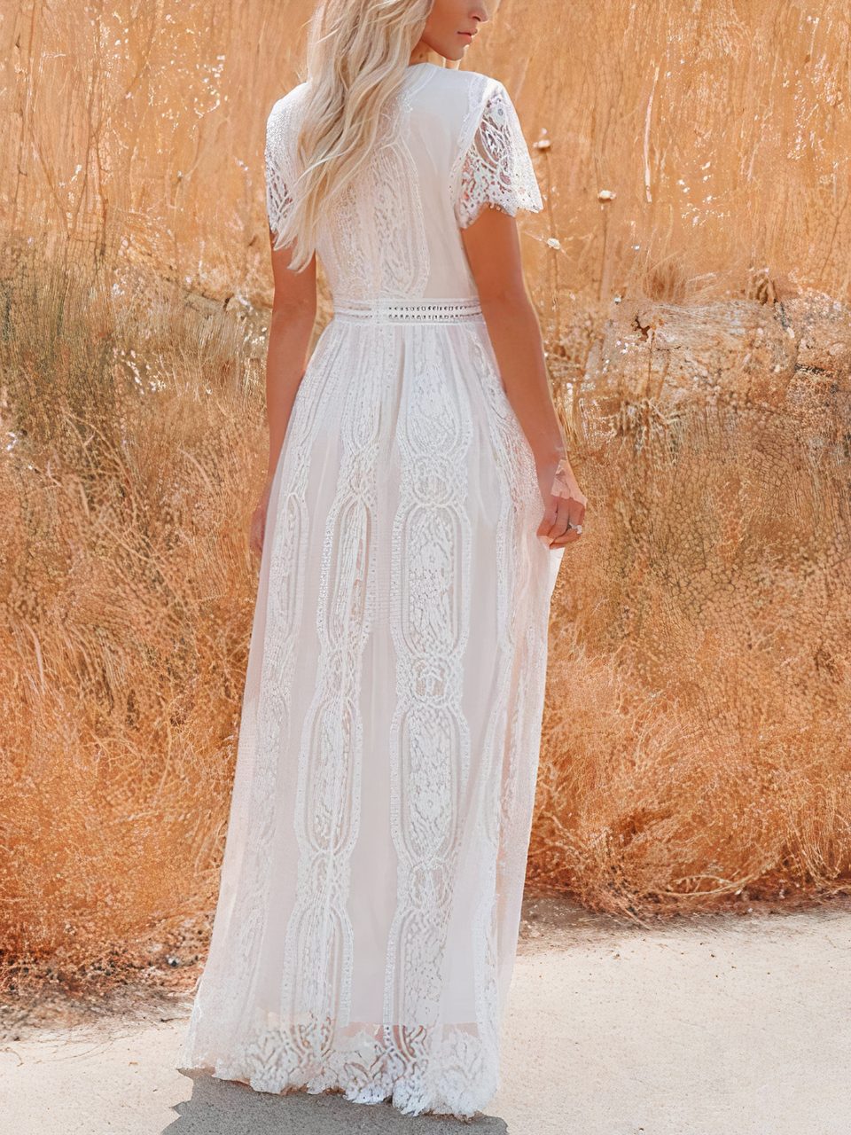 Tilda Bohemian Lace Maxi Dress - Elegant Occasion Dress for Women - Image 4