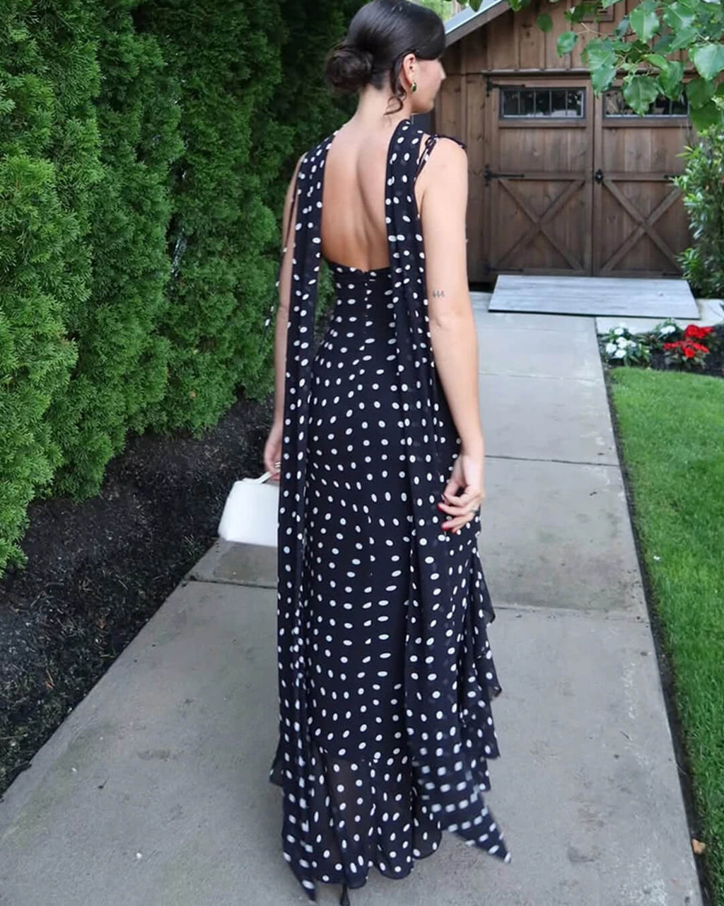 Valerie Polka Dot Maxi Dress - Elegant Occasion Dress for Women - Image 6
