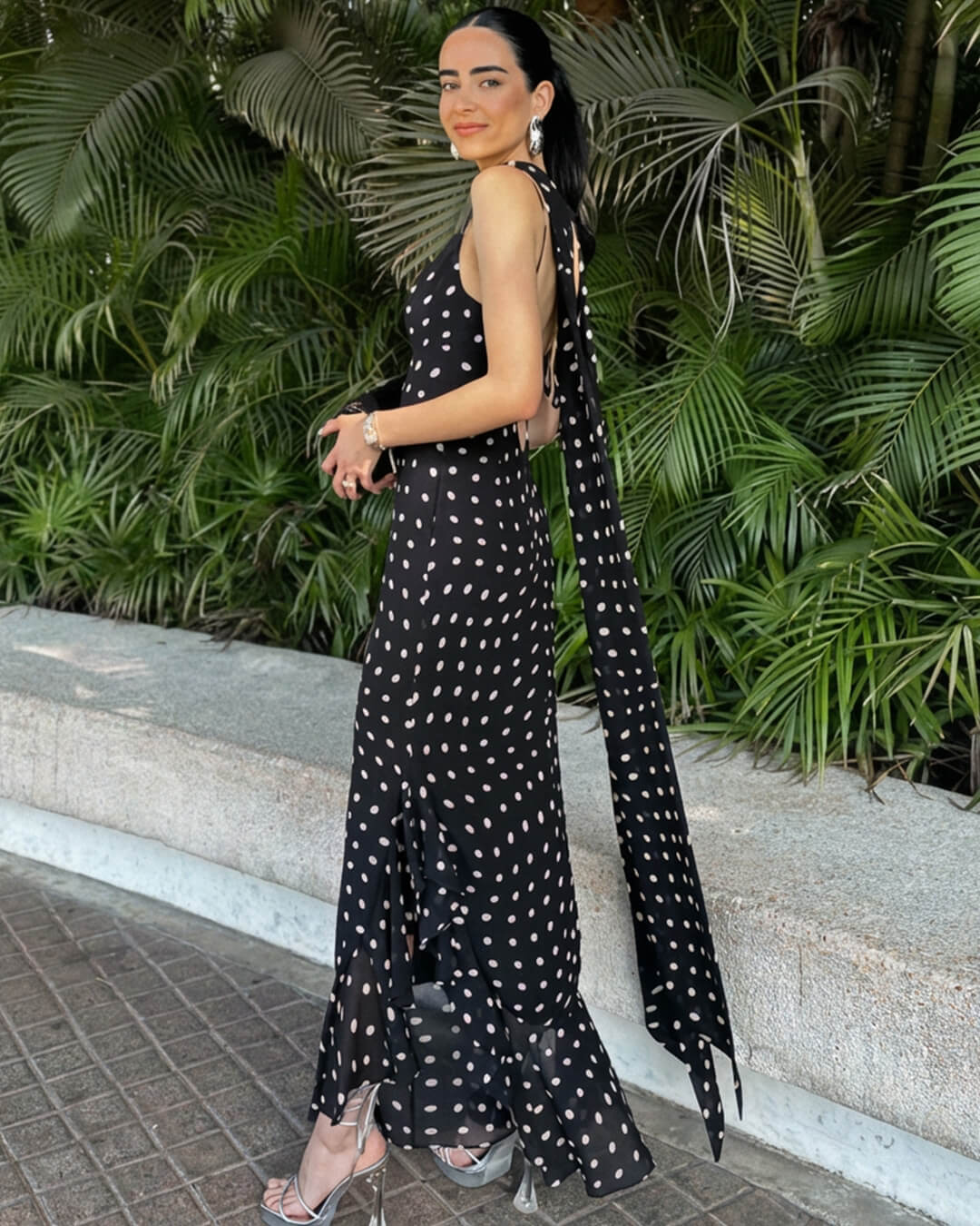 Valerie Polka Dot Maxi Dress - Elegant Occasion Dress for Women - Image 5
