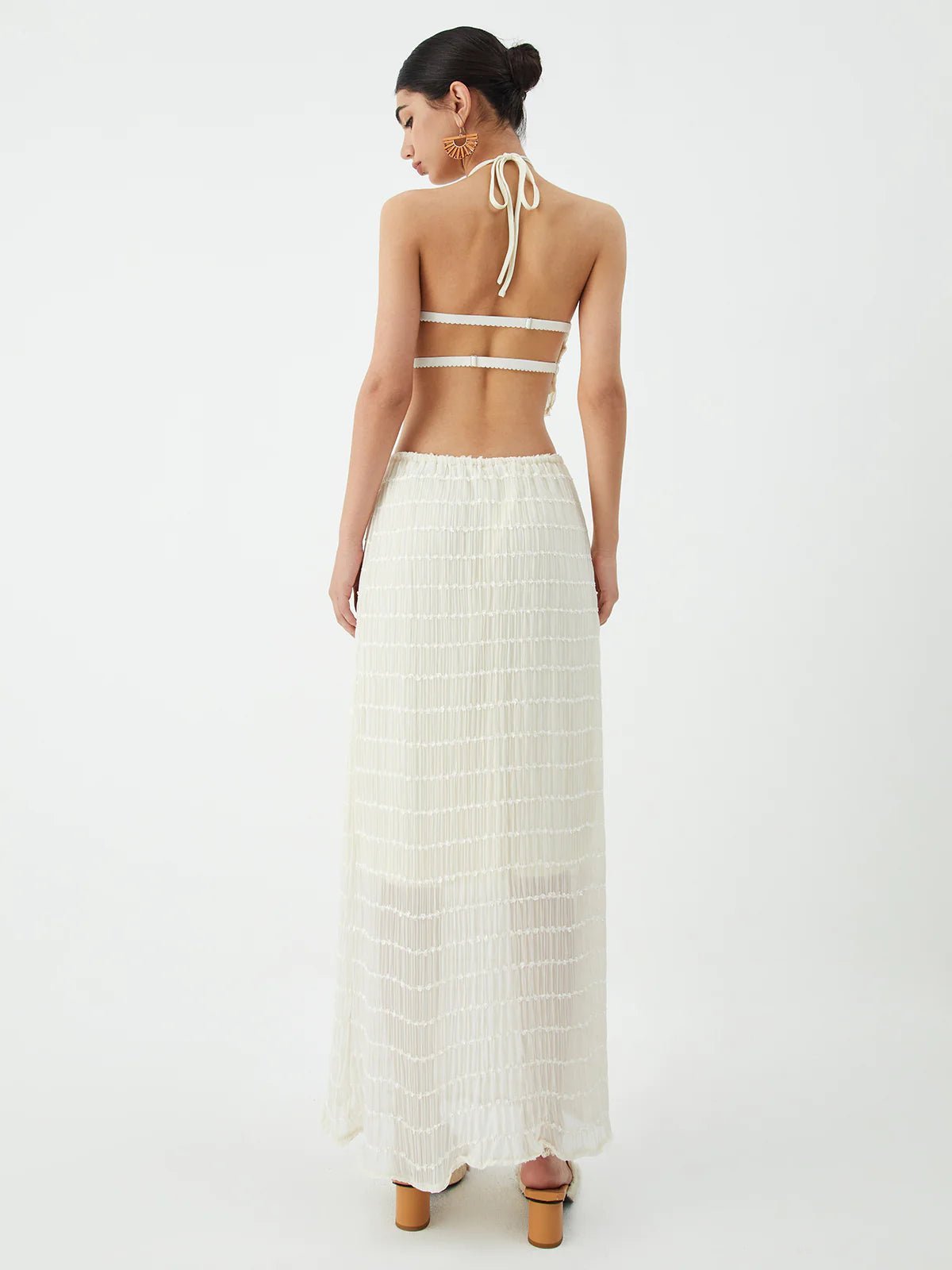 Valerie Ruffle Two-Piece Dress Set - Elegant Summer Outfit - Image 17