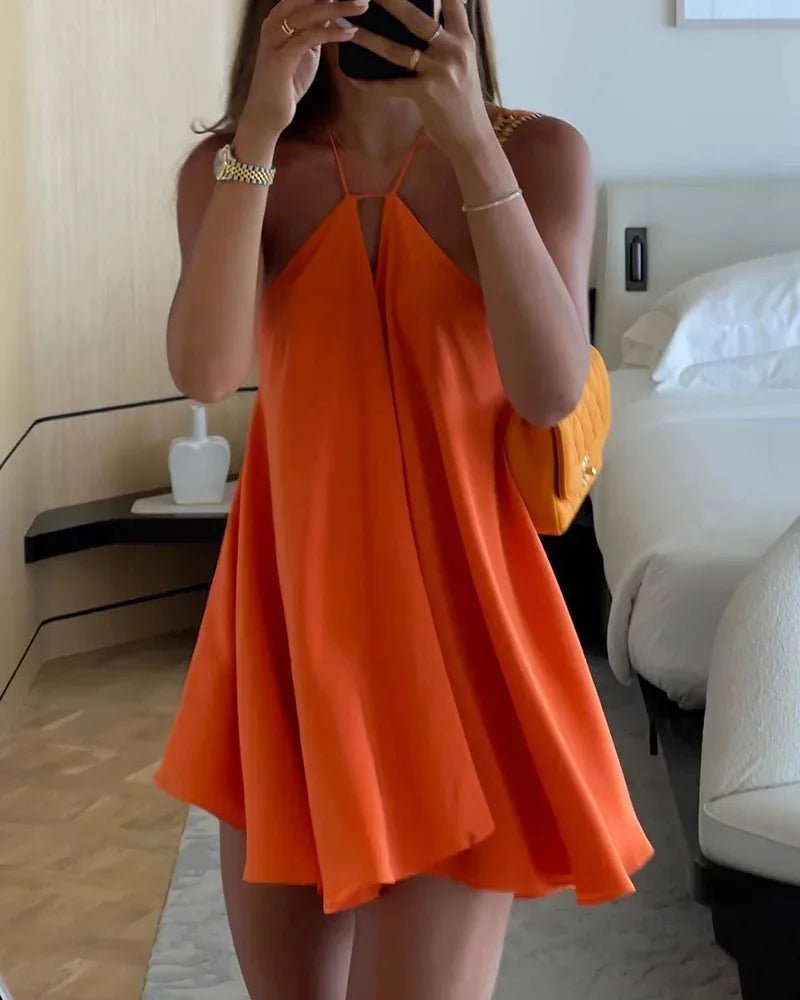 Zinnia Off-Shoulder Hollow Out Summer Dress - Elegant Occasion Dress for Women - Image 11