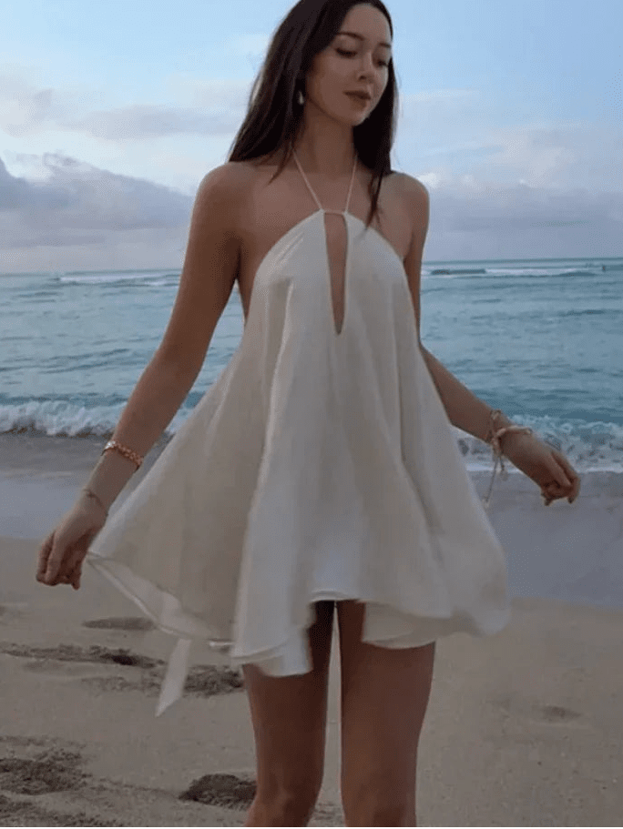 Zinnia Off-Shoulder Hollow Out Summer Dress - Elegant Occasion Dress for Women - Image 4