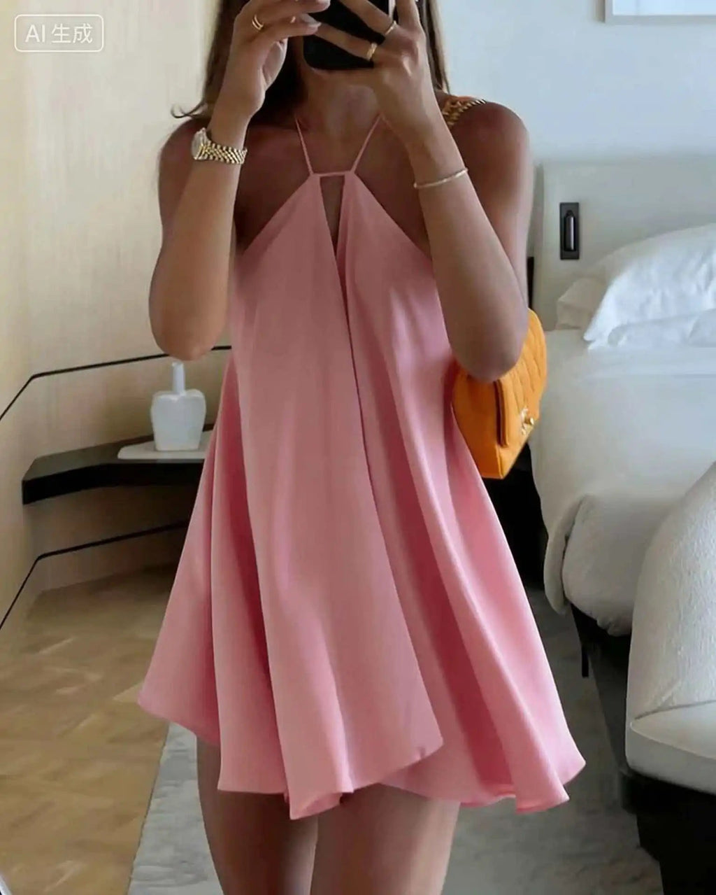 Zinnia Off-Shoulder Hollow Out Summer Dress - Elegant Occasion Dress for Women - Image 10