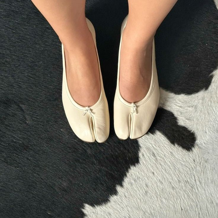 Elizabeth Women's Split Toe Ballet Flats - Comfortable Slip-On Casual Shoes - Image 8