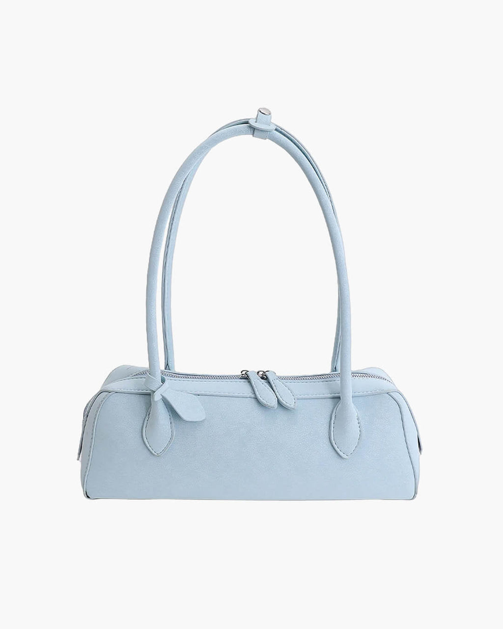 Adora Suede Baguette Shoulder Bag - Vintage Underarm Handbag - Image 10