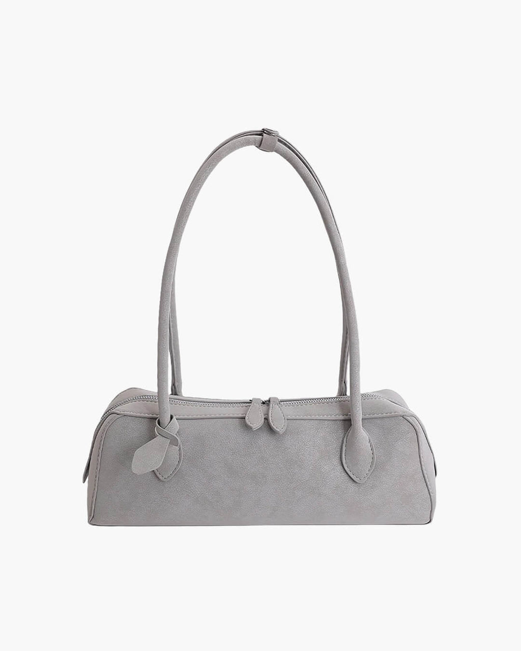 Adora Suede Baguette Shoulder Bag - Vintage Underarm Handbag - Image 9