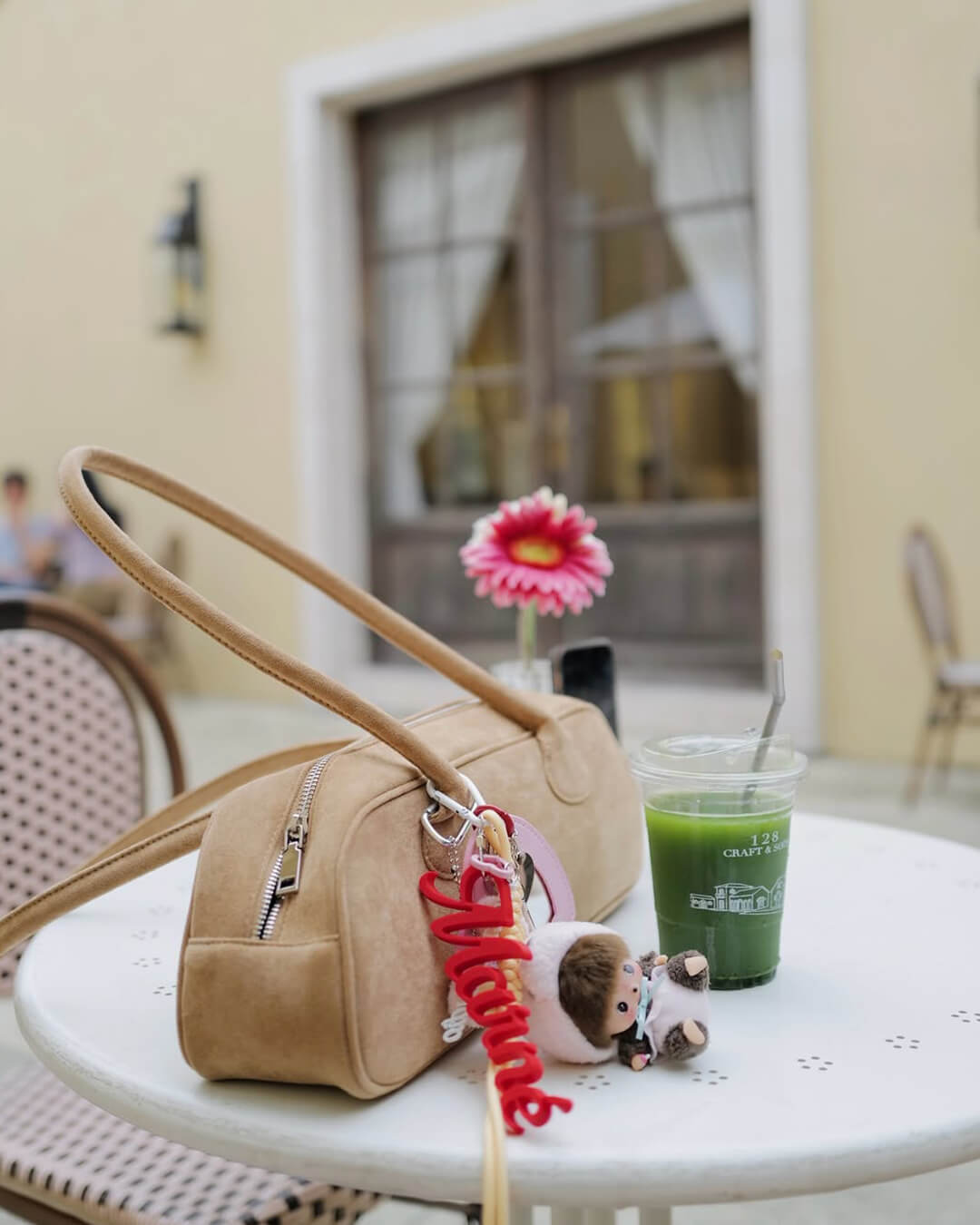Aveline Vegan Suede Bag - Women's Everyday Handbag - Image 6