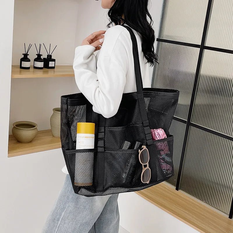 Layla Large Capacity Canvas Beach Tote - Women's Everyday Handbag
