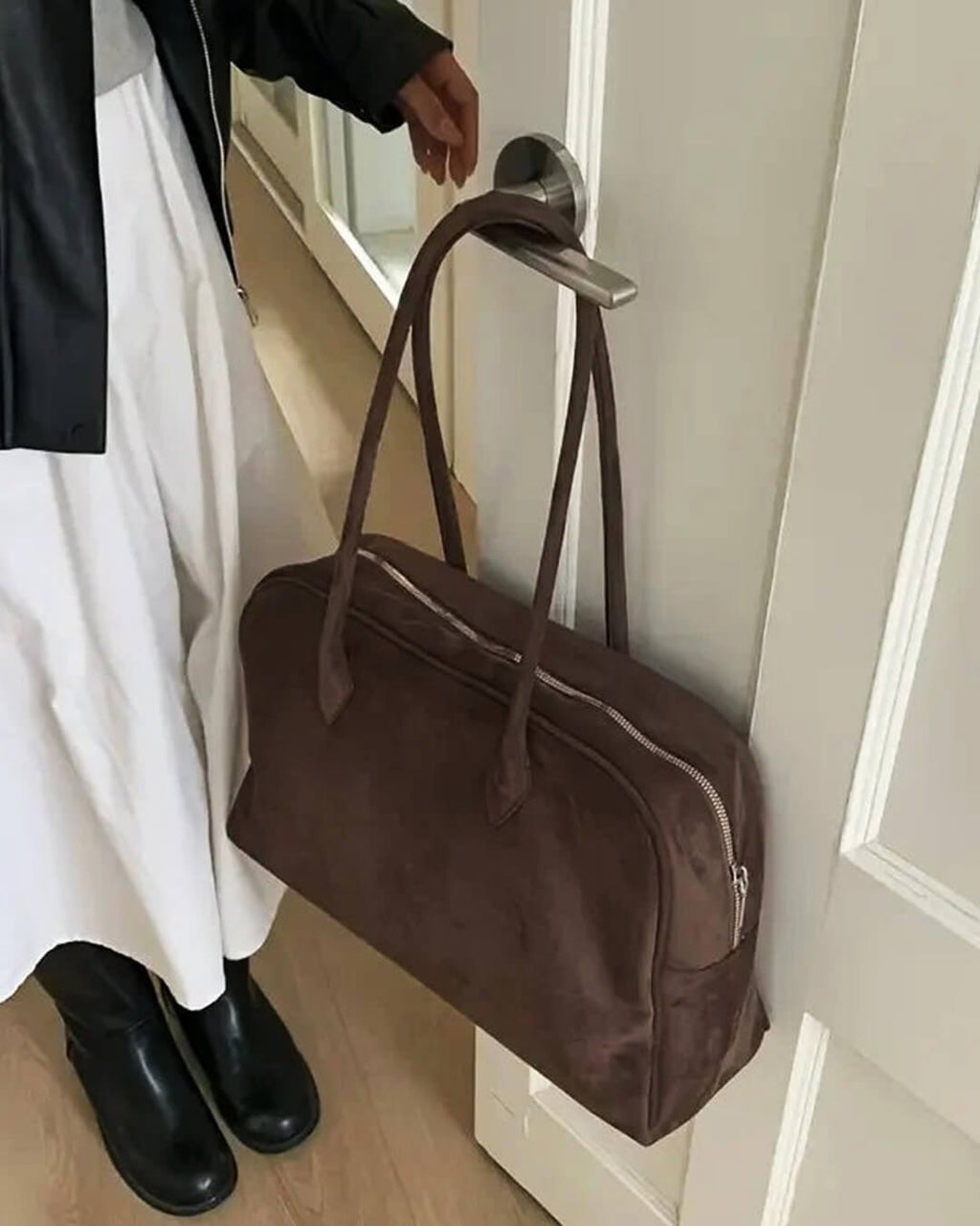 Beatrice Vintage Leather Laptop Tote - Women's Everyday Handbag