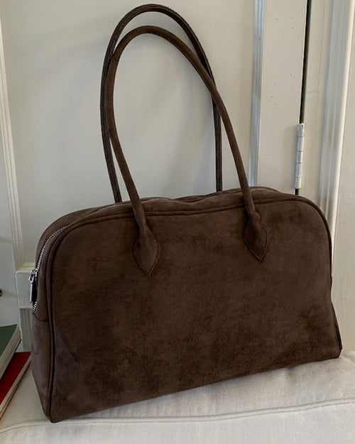 Beatrice Vintage Leather Laptop Tote - Women's Everyday Handbag - Image 2