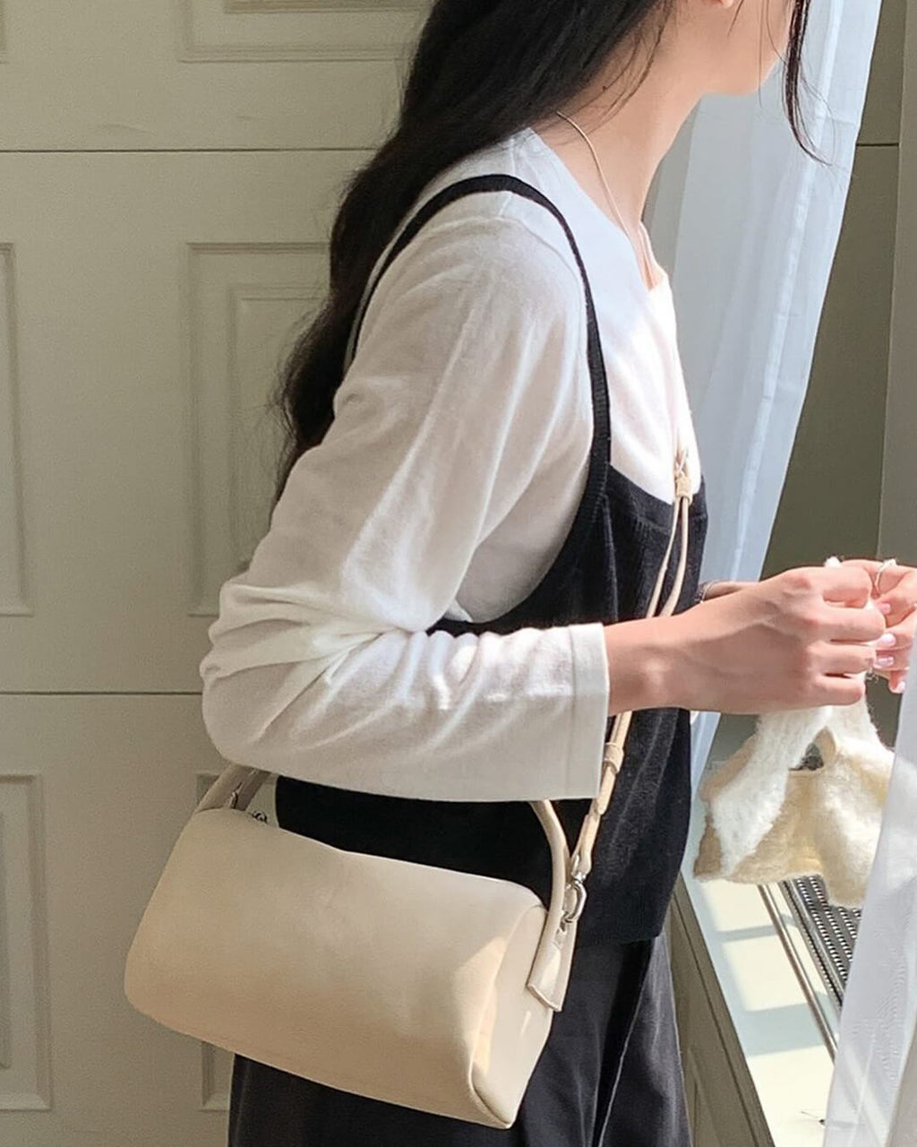 Adavy Vegan Suede Bag - Women's Everyday Handbag - Image 3