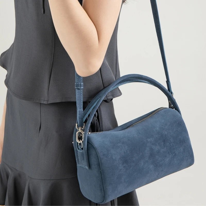 Adavy Vegan Suede Bag - Women's Everyday Handbag - Image 12