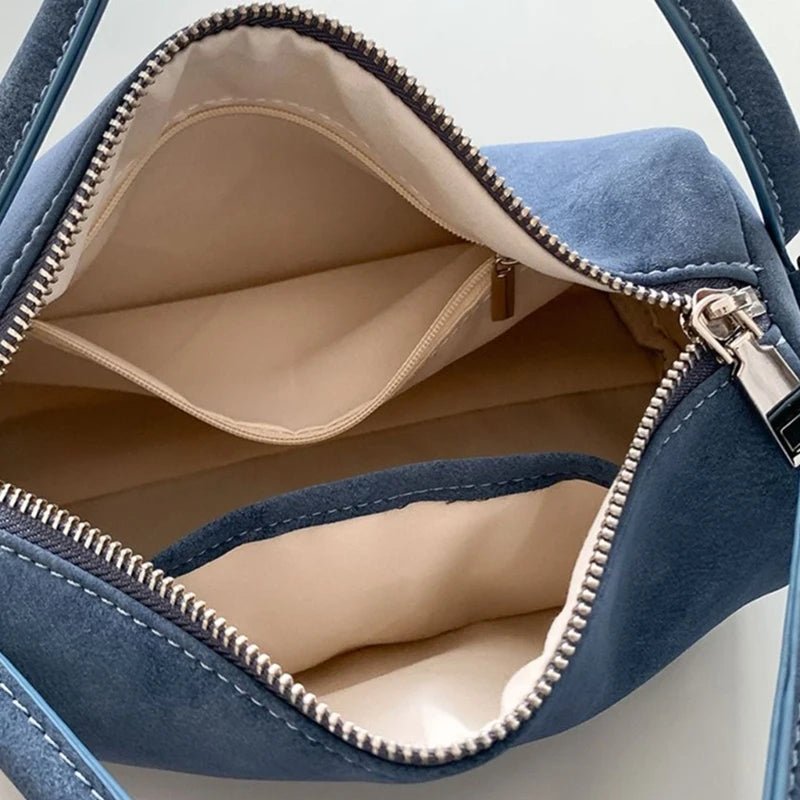 Adavy Vegan Suede Bag - Women's Everyday Handbag - Image 15