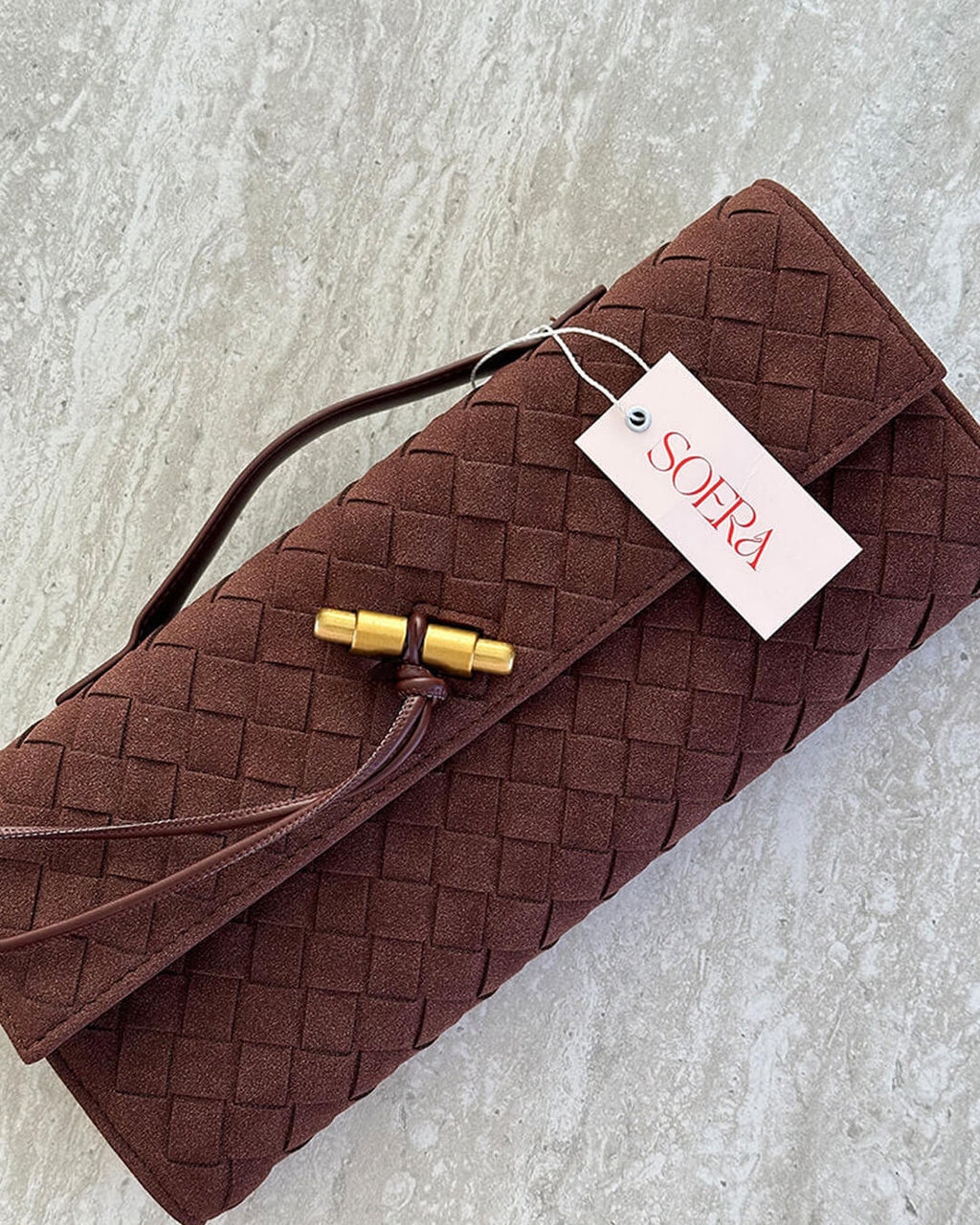 Bianca Suede Bag - Soft Suede Handbag - Image 2