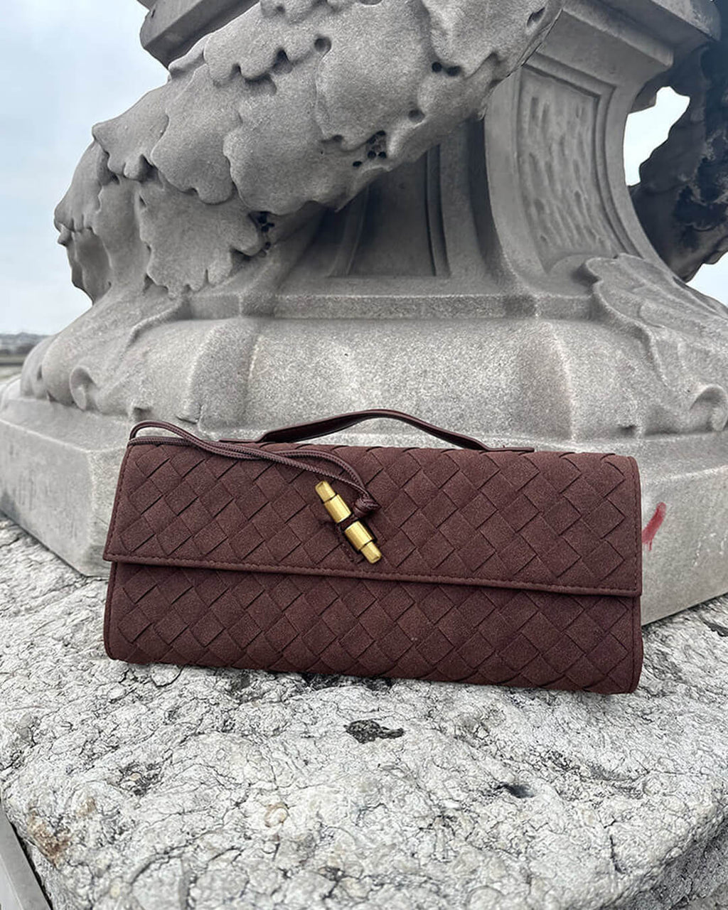 Bianca Suede Bag - Soft Suede Handbag - Image 3