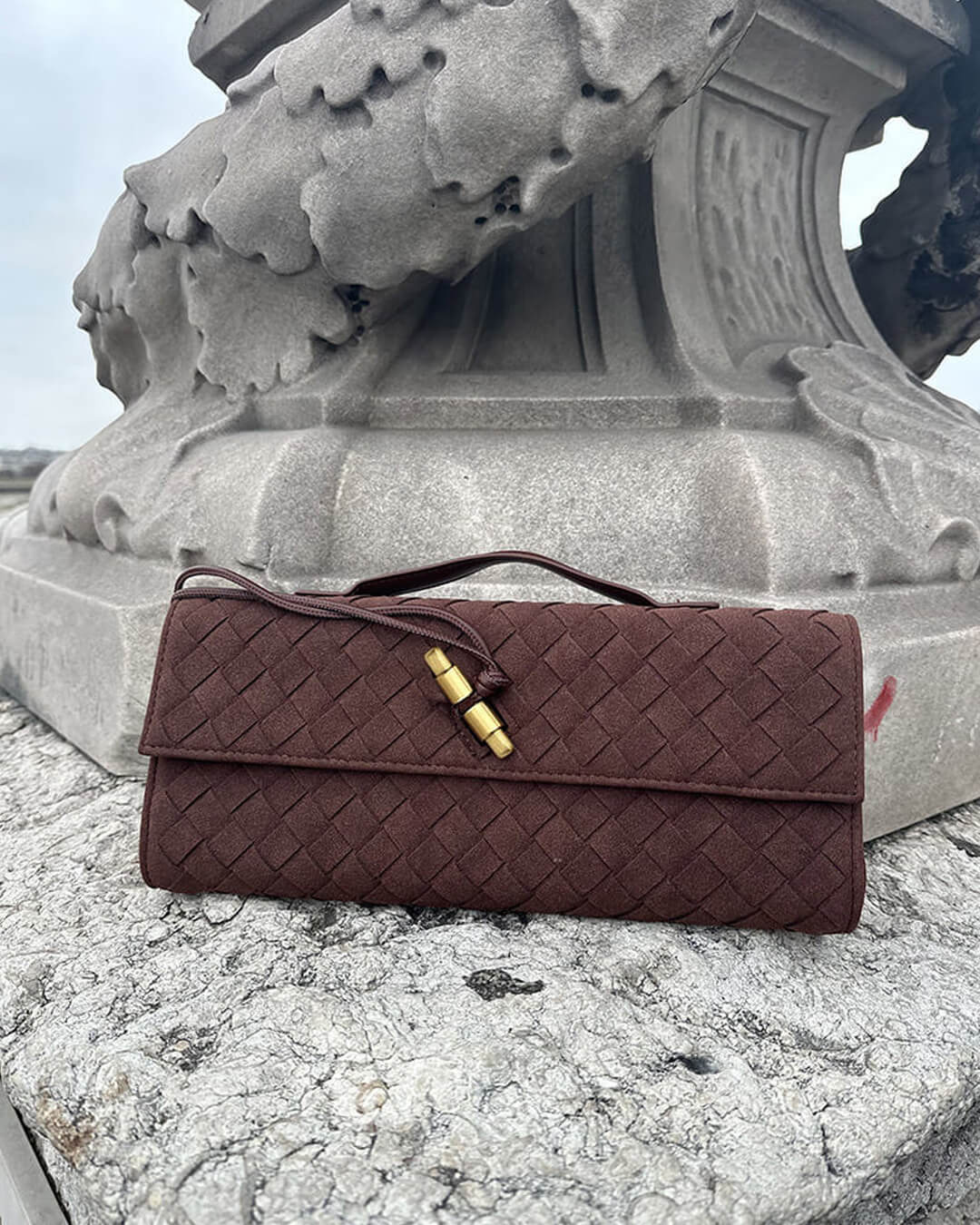 Bianca Suede Bag - Soft Suede Handbag - Image 3