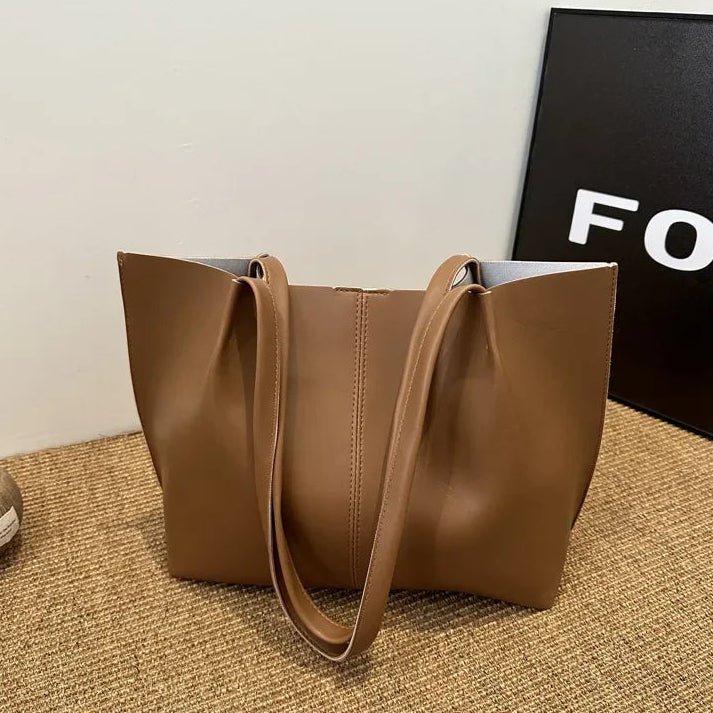 Calista Faux Leather Tote Bag - Women's Everyday Handbag - Image 14