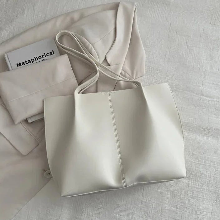 Calista Faux Leather Tote Bag - Women's Everyday Handbag - Image 16