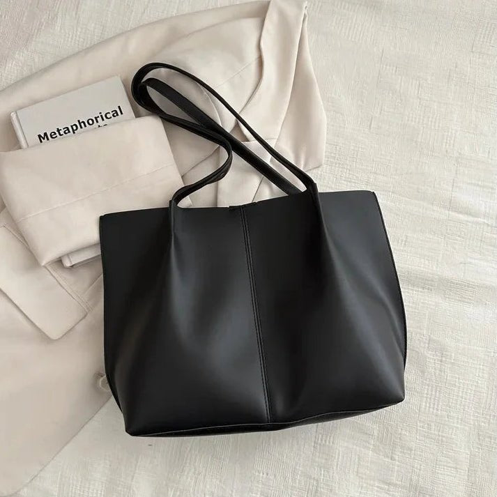 Calista Faux Leather Tote Bag - Women's Everyday Handbag - Image 12