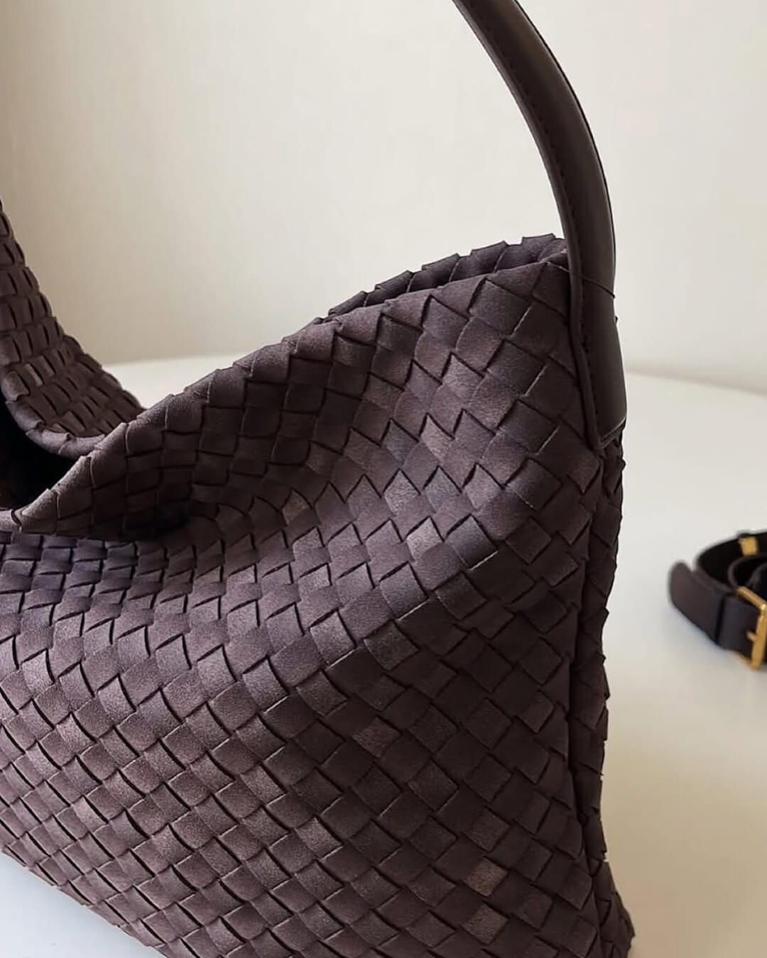Chelsea Soft Suede Handbag - Spacious Everyday Tote Bag - Image 4