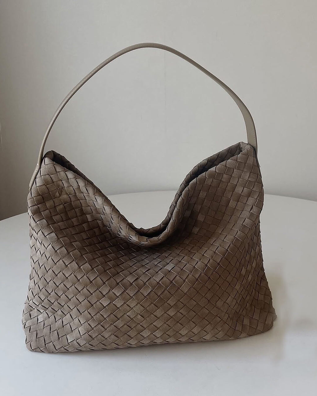 Chelsea Soft Suede Handbag - Spacious Everyday Tote Bag - Image 3