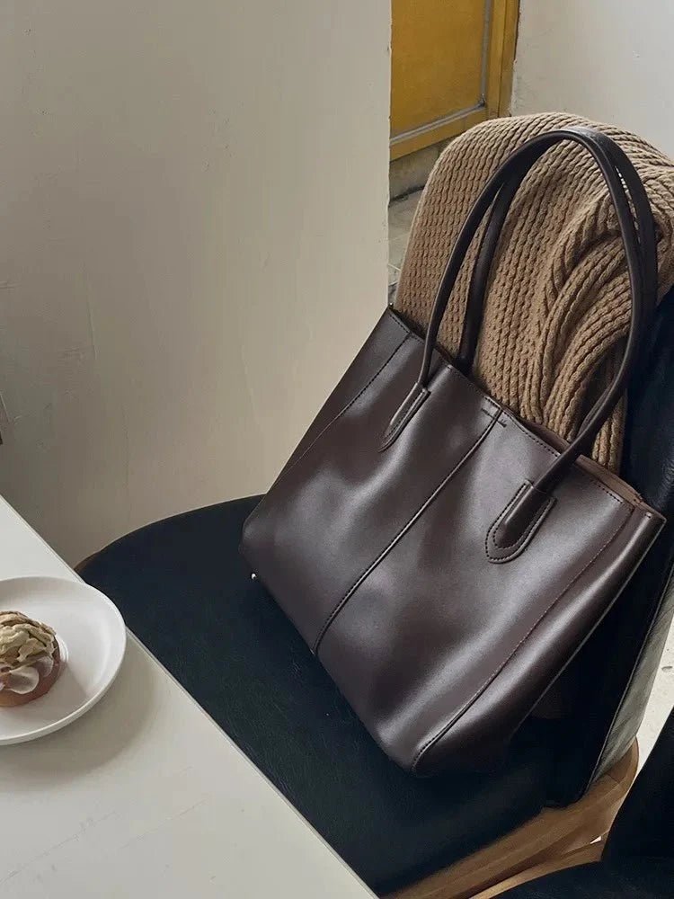 Cindy Tote Bag - Women's High-Capacity PU Leather Everyday Handbag - Image 6