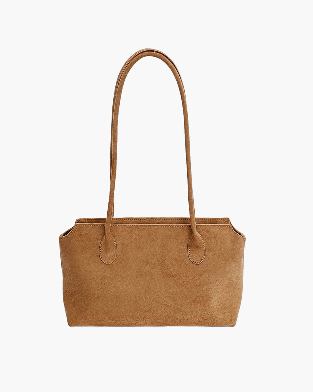 Claudine Faux Suede Shoulder Bag - Women's Everyday Handbag - Image 8