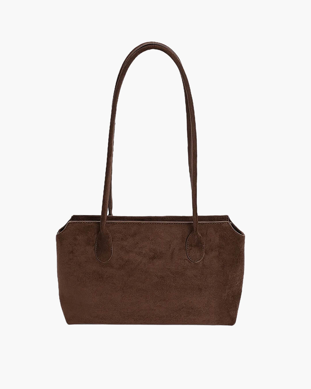 Claudine Faux Suede Shoulder Bag - Women's Everyday Handbag - Image 2