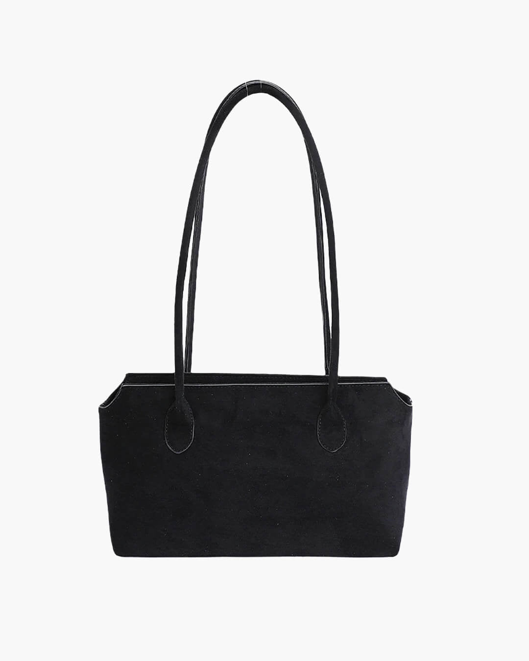 Claudine Faux Suede Shoulder Bag - Women's Everyday Handbag - Image 6