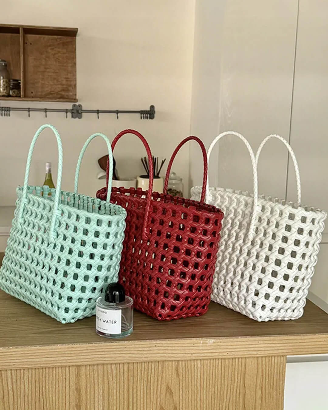 Cresta Open-Weave Tote Bag - Women's Everyday Handbag