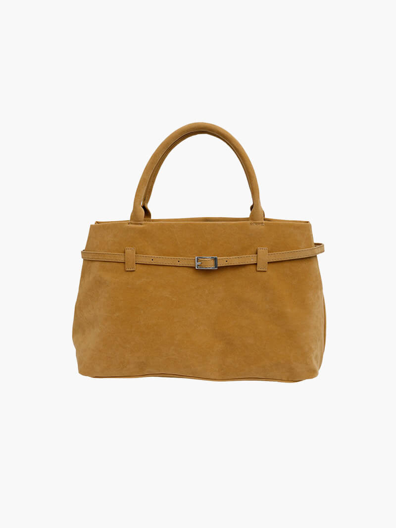 Dalila Suede Shoulder Bag - Soft Slouchy Handbag for Daily Essentials - Image 3