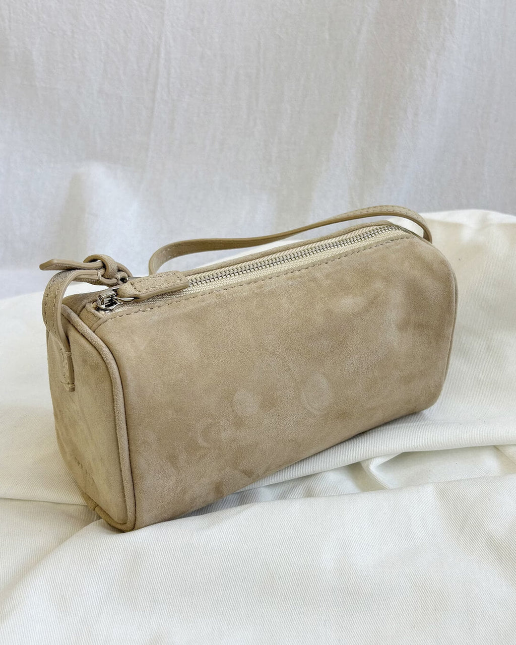 Danika Suede Mini Shoulder Bag - Small Structured Handbag - Image 7