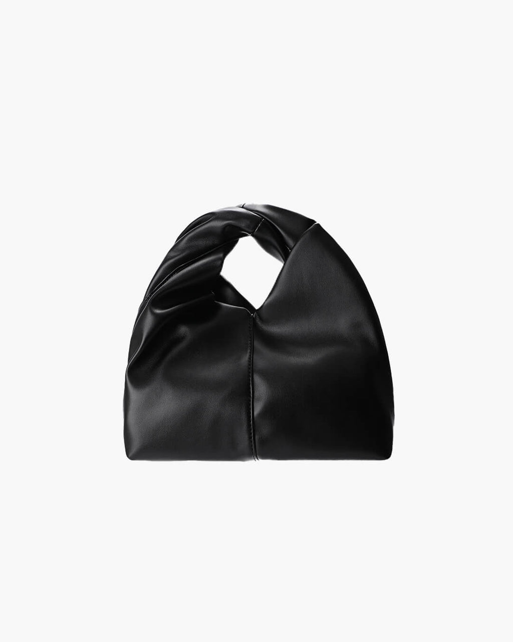 Gelyn Twist Square Clutch Bag - Elegant Solid Color Commuter Handbag