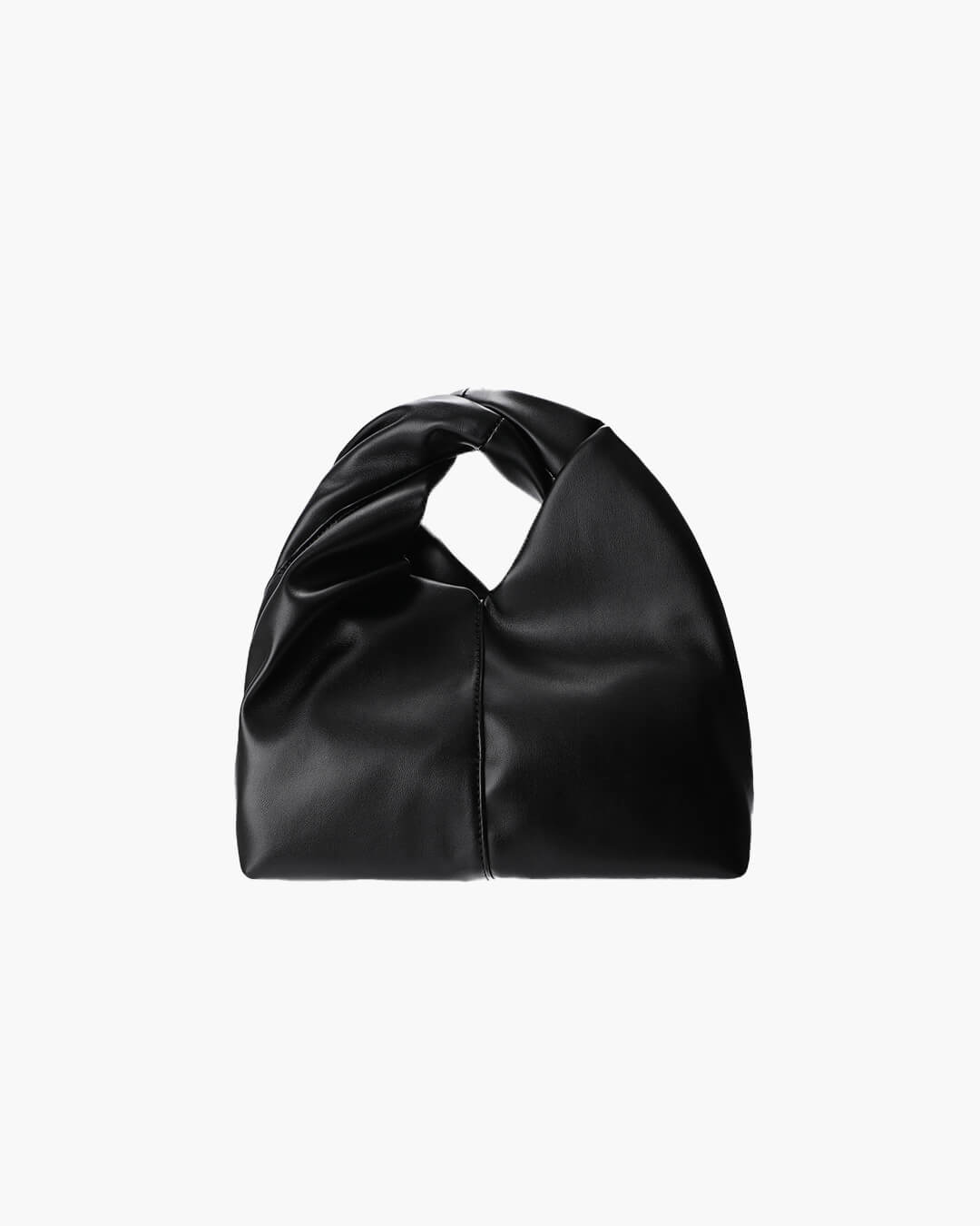 Gelyn Twist Square Clutch Bag - Elegant Solid Color Commuter Handbag