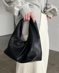 Gelyn Twist Square Clutch Bag - Elegant Solid Color Commuter Handbag - Image 2